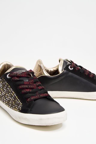 Baskets en cuir - Noir