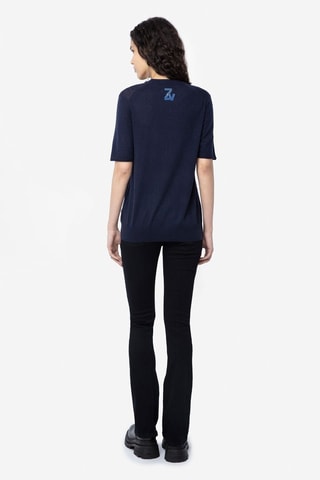 Pull en cachemire - Bleu marine