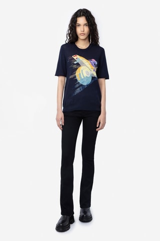 Pull en cachemire - Bleu marine