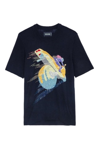 Pull en cachemire - Bleu marine