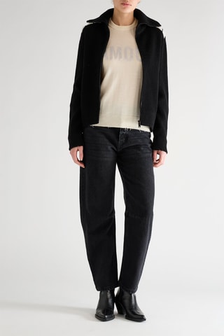 Gilet en mérinos - Noir