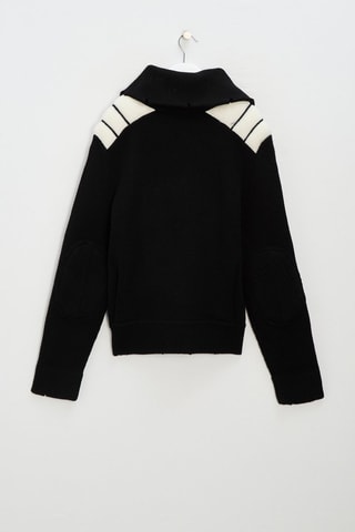 Gilet en mérinos - Noir