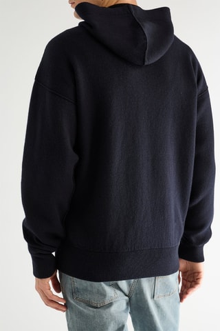 Gilet à capuche en cachemire - Noir