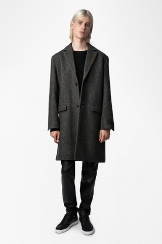 Manteau en laine - Anthracite
