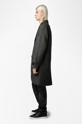Manteau en laine - Anthracite