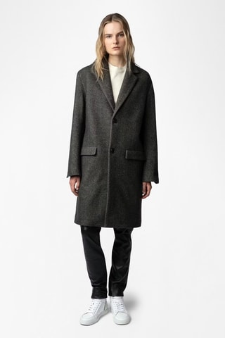 Manteau en laine - Anthracite
