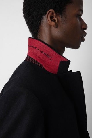 Manteau en laine - Noir