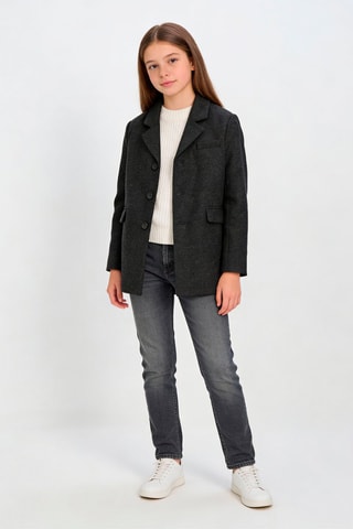 Manteau en laine - Noir