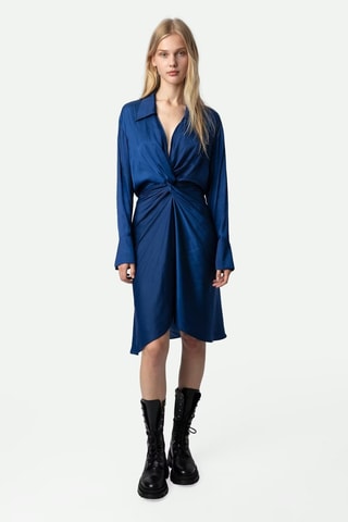 Robe midi - Bleu roi
