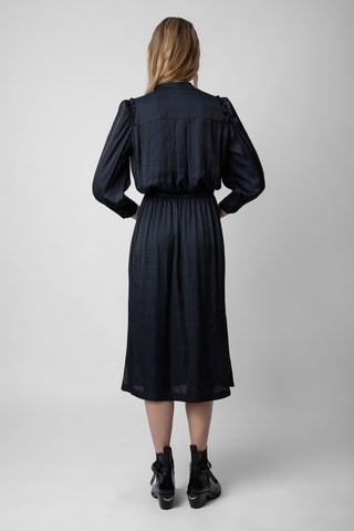 Robe midi - Bleu marine