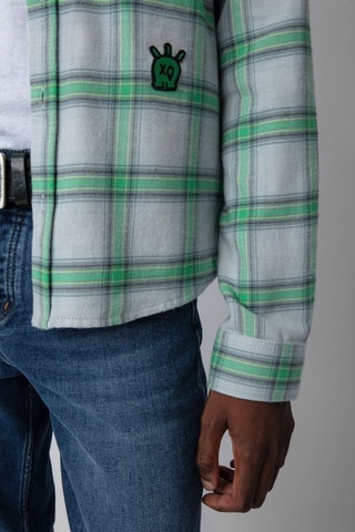 Chemise en coton biologique - Gris