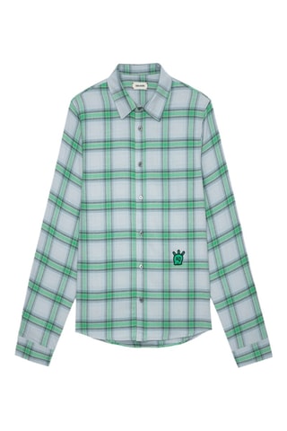 Chemise en coton biologique - Gris