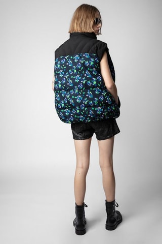 Doudoune réversible sans manches - Noir