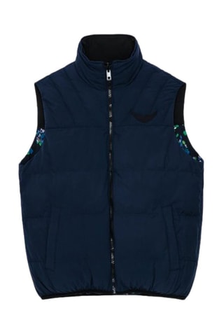 Doudoune réversible sans manches - Noir