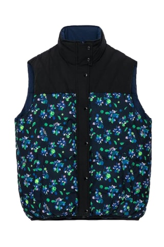 Doudoune réversible sans manches - Noir