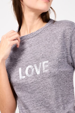 T-shirt - Mauve chiné