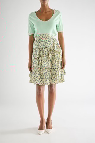 Jupe volantée - Ecru