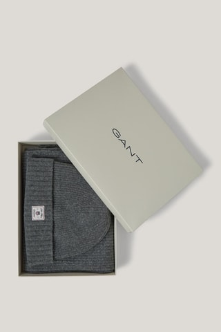 Gorro e écharpe - Cinzento-escuro