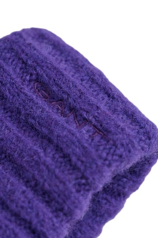 Gorro em lã merino e alpaca - Violeta