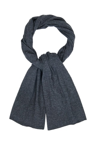 Écharpe de lã de merino e caxemira - Antracite