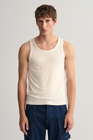 Camisola de alças - Cru