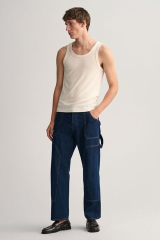 Camisola de alças - Cru