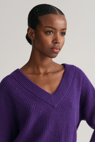 Pull en laine d’agneau - Violet