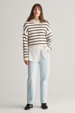 Camisola relaxed - Creme