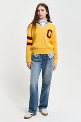 Camisola relaxed - Amarelo