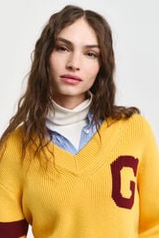 Camisola relaxed - Amarelo