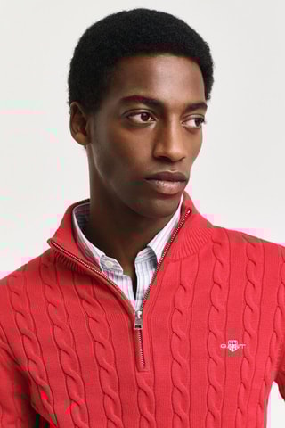 Camisola regular - Vermelho