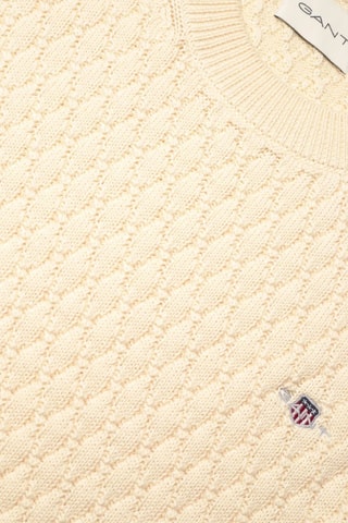 Camisola regular em algodão biológico - Creme