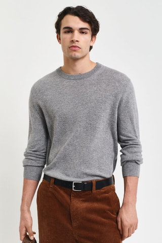 Camisola em caxemira - Cinzento mesclado