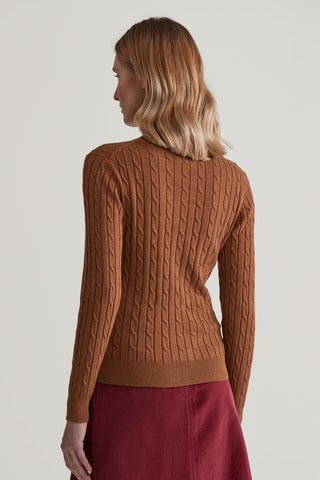 Camisola slim - Castanho