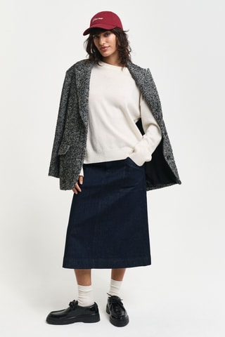 Camisola em lã de cordeiro - Branco