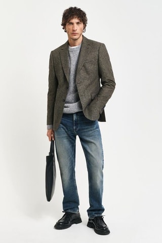 Camisola de lã - Cinzento mesclado