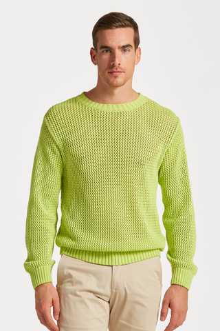 Camisola relaxed - Verde anis