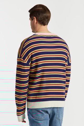 Camisola relaxed - Azul-escuro