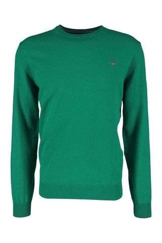 Camisola em lã de cordeiro - Verde-escuro