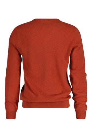 Camisola em lã de cordeiro - Vermelho-tijolo