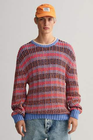 Camisola relaxed - Azul-claro