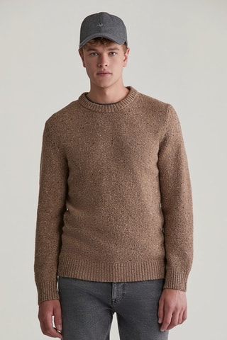 Camisola de lã - Castanho