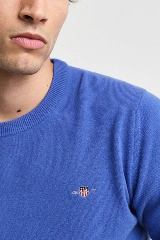 Camisola em lã de cordeiro - Azul-claro