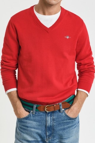 Camisola regular - Vermelho