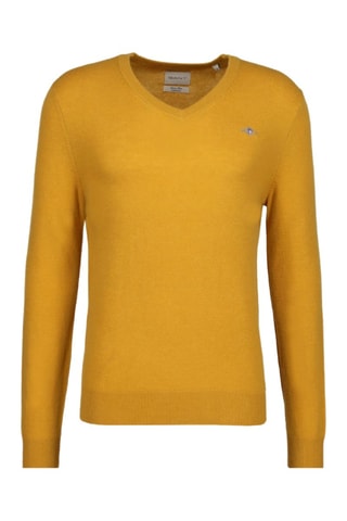 Camisola em lã de cordeiro - Mostarda