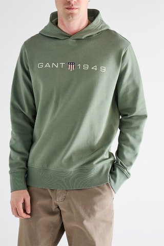 Camisola com capuz - Verde