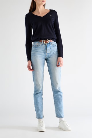 Camisola de lã - Azul-marinho