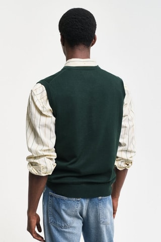 Camisola regular sem mangas - Verde-escuro