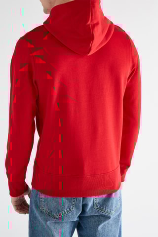 Camisola com capuz - Vermelho