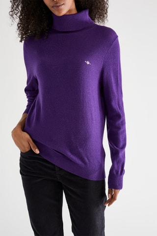 Camisola em lã - Violeta